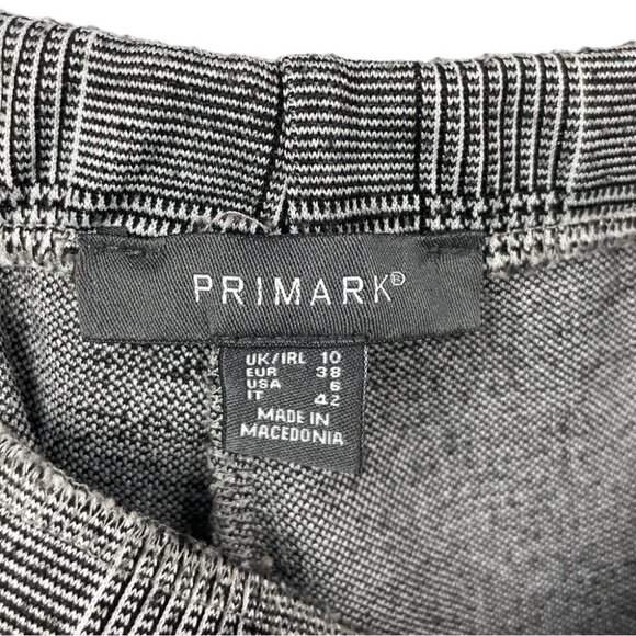 * Primark Plaid Wide Leg High Waist Jersey Culottes Size US 6 - Picture 4 of 5